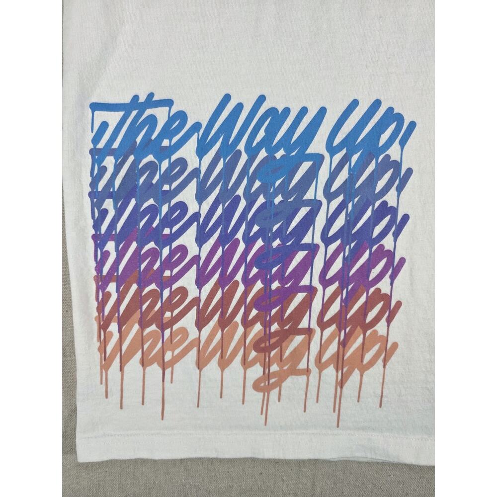 Champion The Way Up Graphic T-Shirt Men's Small White Short Sleeve Crew Neck - Picture 2 of 9
